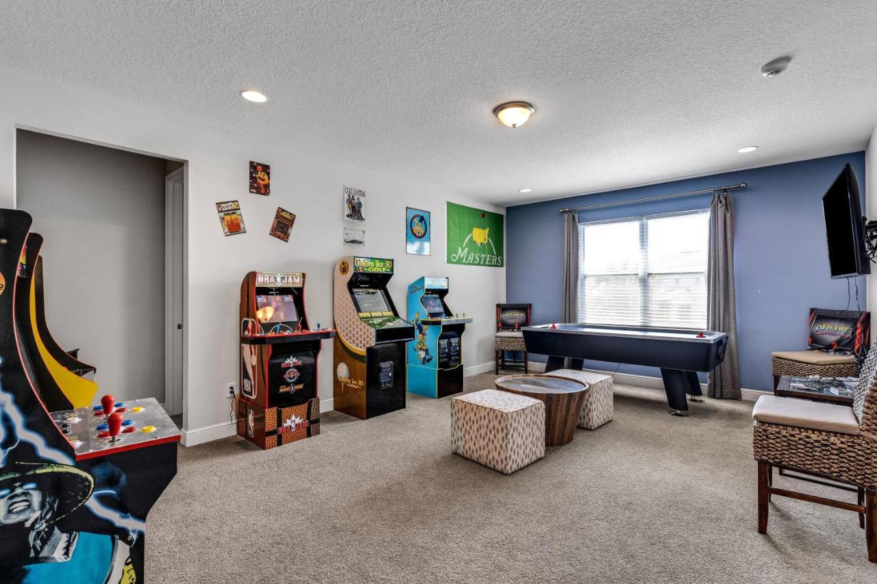 Spacious 8 Bdr Family Home With Arcades And Free Pool Heat Orlando Luaran gambar